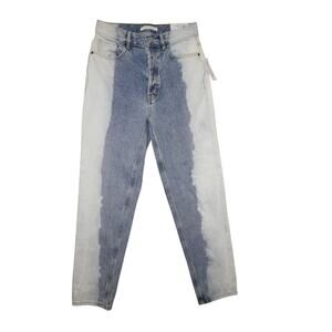 Zara Classic Mom Fit High-Rise Ankle Jeans - Light Gray (Size 38 / US 6) 👖NWT